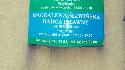 Radca Prawny Magdalena Śliwińska Kancelaria